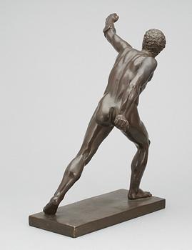 SKULPTUR, brons, gjutarstämpel Herman Bergman Fud.