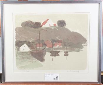 Gustav Rudberg · RUDBERG, GUSTAV. Färglitografi, sign nr HC I/XV.