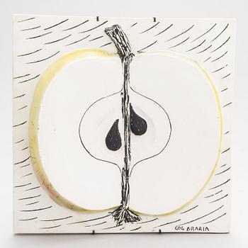 Gunvor Olin-Grönqvist, a ceramic relief signed GOG Arabia.