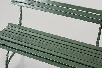 TRÄDGÅRDSMÖBLER, 2 delar, 1900-tal,