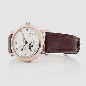 1084. A Patek Philippe Calatrava Officer men's wristwatch, 18K white gold.