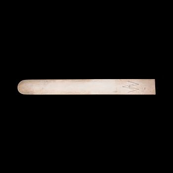 BREVKNIV, sterlingsilver, Wiwen Nilsson, Lund, 1959.  Vikt ca 148g.