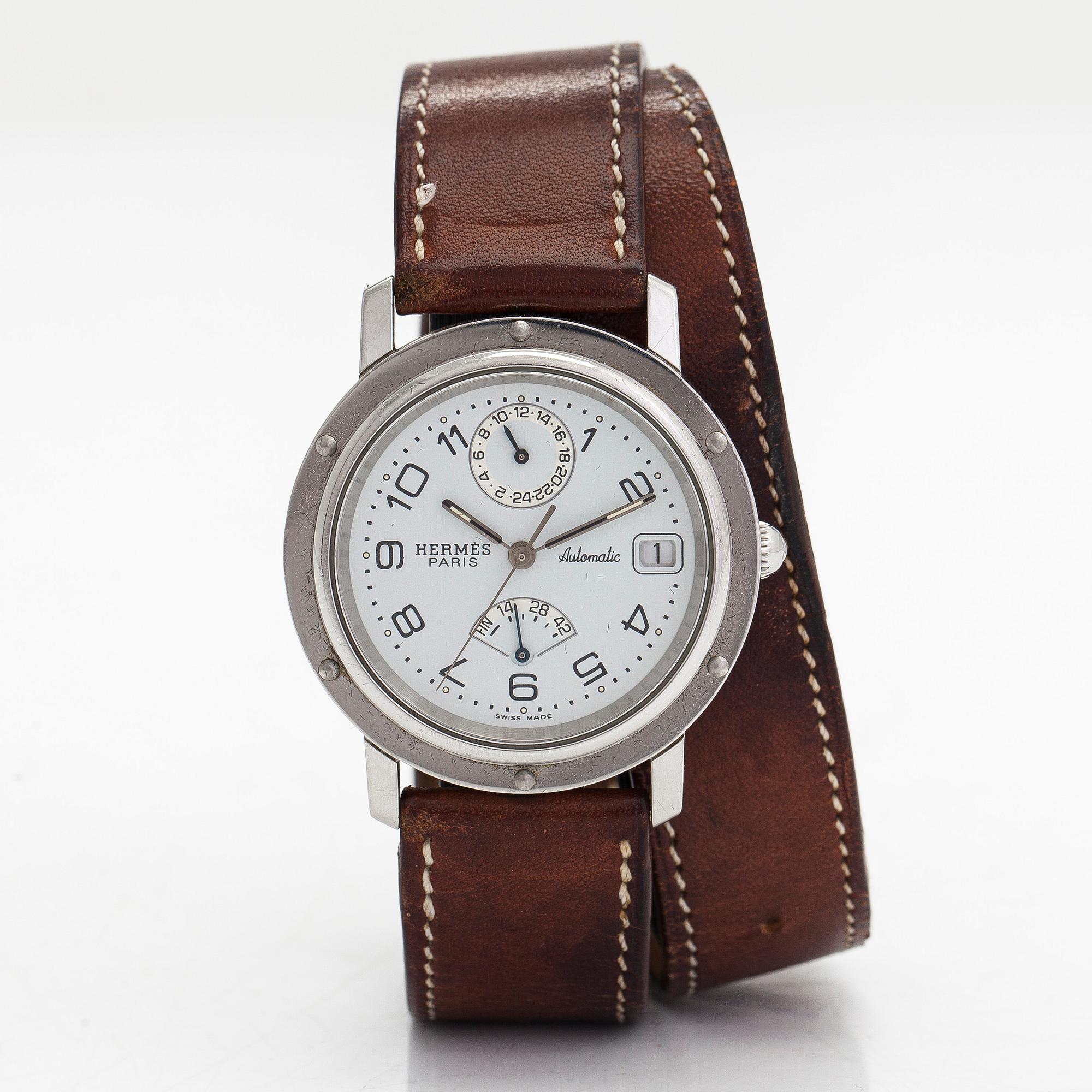 Hermès, Clipper Automatic, armbandsur, 36 mm.