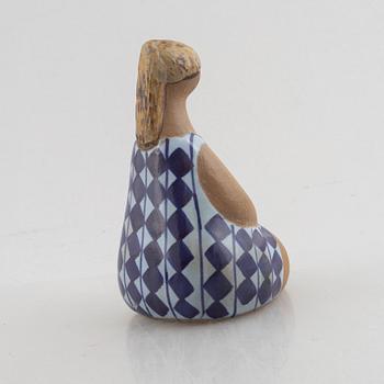 Lisa Larson, figurin, stengods, "Amalia", ur serien "ABC-flickorna", Gustavsberg.