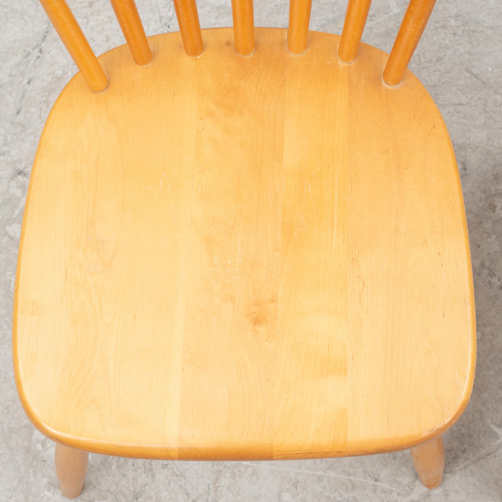 Ten chairs, late 20th Century.