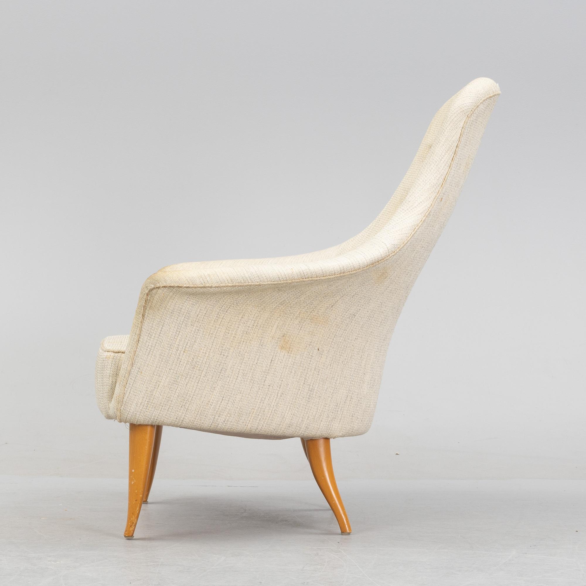 Kerstin Hörlin-Holmquist, a 'Stora adam' lounge chair from the series 'Paradiset', Triva, Nordiska Kompaniet.