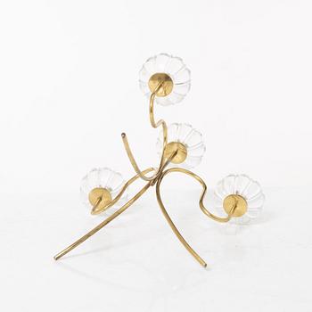 Gunnar Ander, candle holders 7 pcs, Ystad Metall. 20th century, second half.