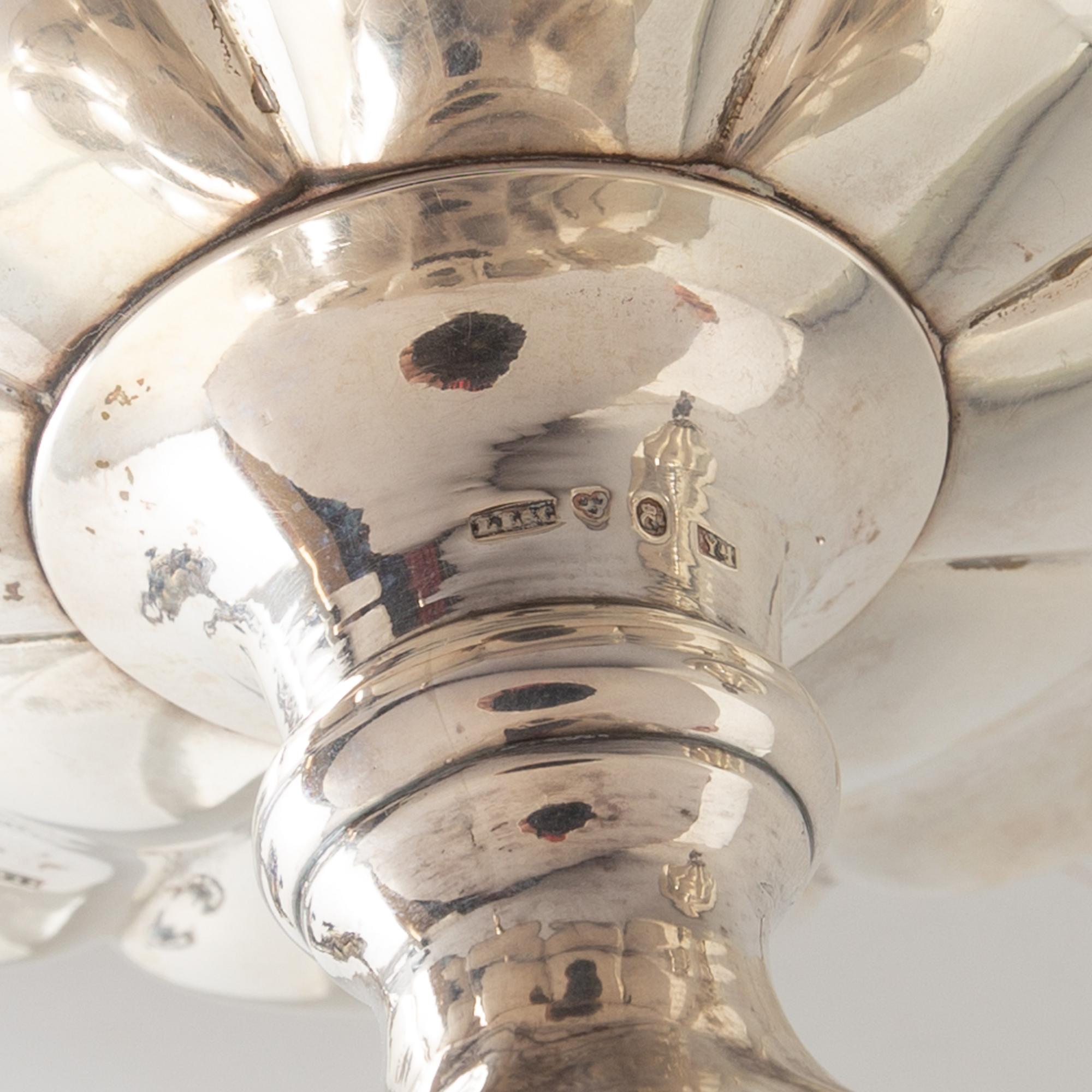 A pair of silver bonbonieres, Lars Larsson, Gothenburg, 1853.
