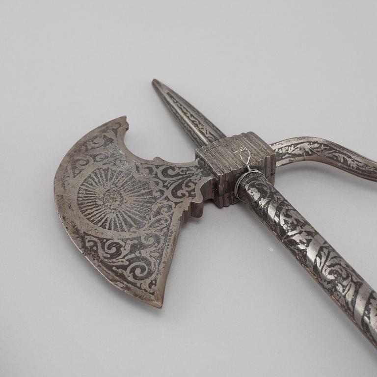 Two decorative axes, late 19th/early 20th century.