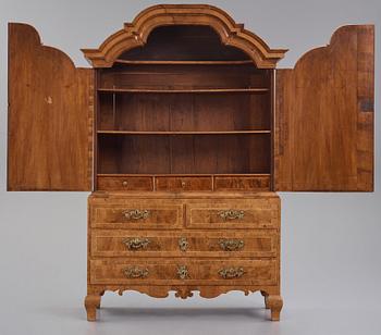 A Swedish Rococo 18th century cupboard.