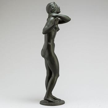 LEO HOLMGREN, Sculpture. Bronze. Signed and dated. Foundry mark. Height 49 cm.