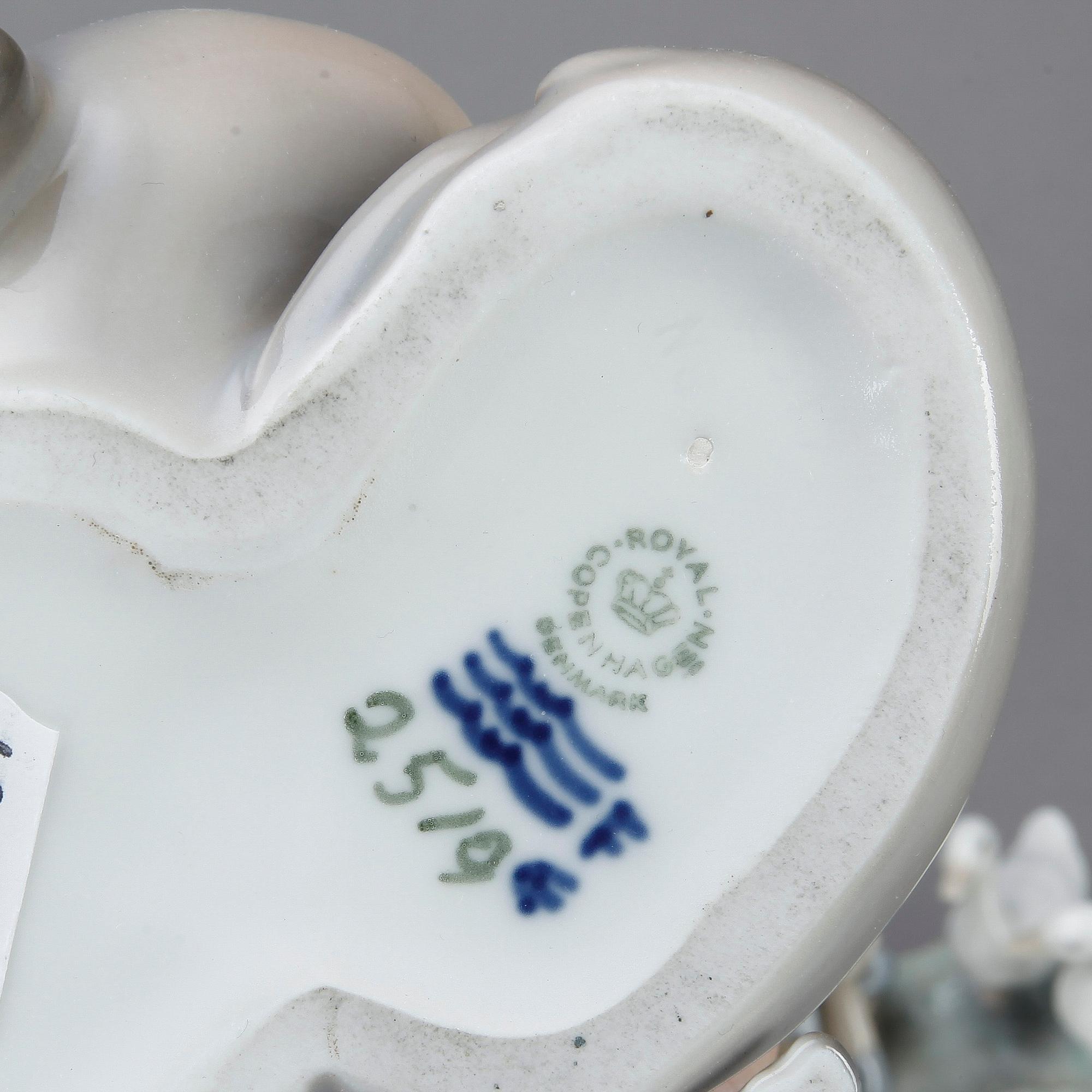 PARTI FIGURINER, 3 st, bland annat Kunglig Dansk, 1900-tal.