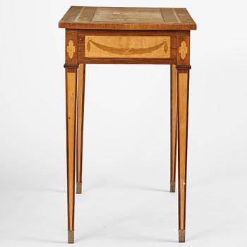 A  Gustavian style Ladies desk, late 19th century.