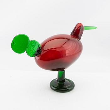 Oiva Toikka, "Kiikkuri", a glass sculpture of a bird, Nuutajärvi Notsjö, Finland 1976-78.