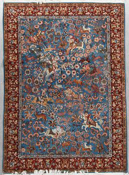 MATTA, sannolikt Isfahan figural, ca 233x170 cm.
