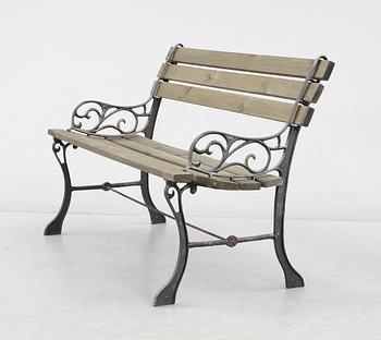 TRÄDGÅRDSSOFFA, gjutjärn, 1900-talets andra hälft.