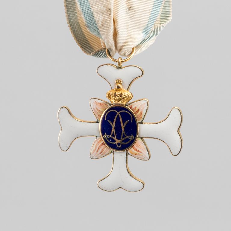 ORDENSTECKEN, Vadstena Adliga Jungfrustift 1900-tal.