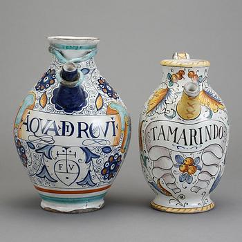 KANNOR, 2 st. Fajans, 1900-tal.
