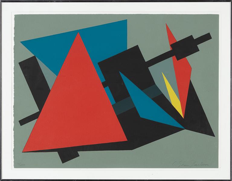 C Göran Karlsson, silkscreen in colours, 1989, signed 72/200.