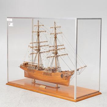 A model of the brig Marie Spophie of Falmouth, by Åke Pettersson, 1958.