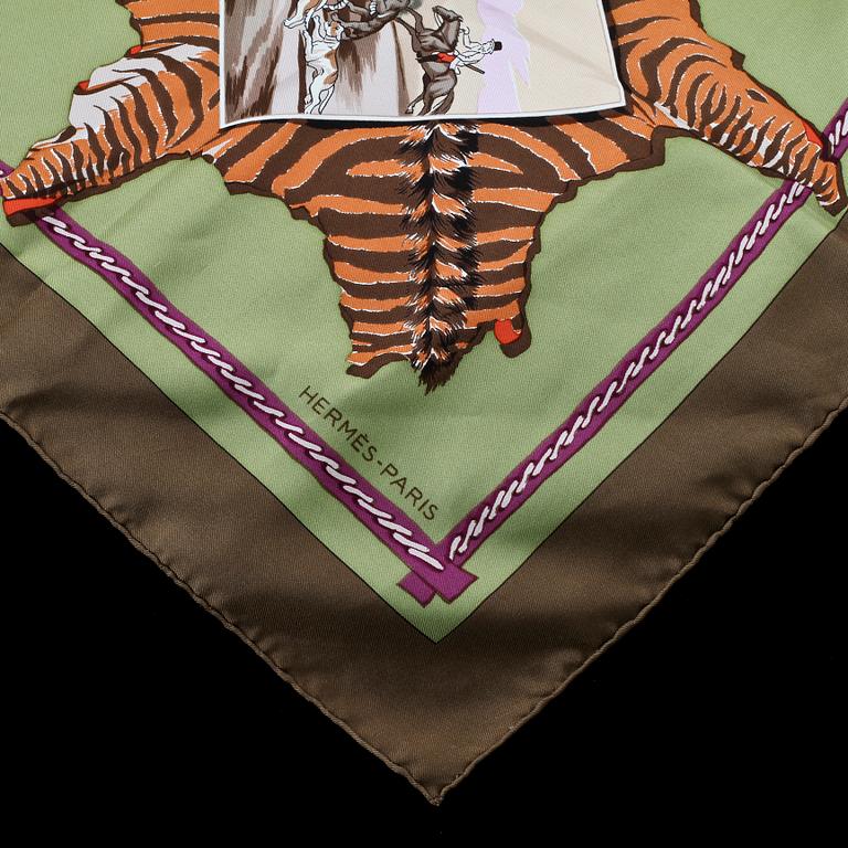 SCARF, siden, "La Chasse en Afrique",  Philippe Ledoux, Hermès, Paris.