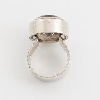 Anders Högberg, Ring sterling silver with rock crystal.