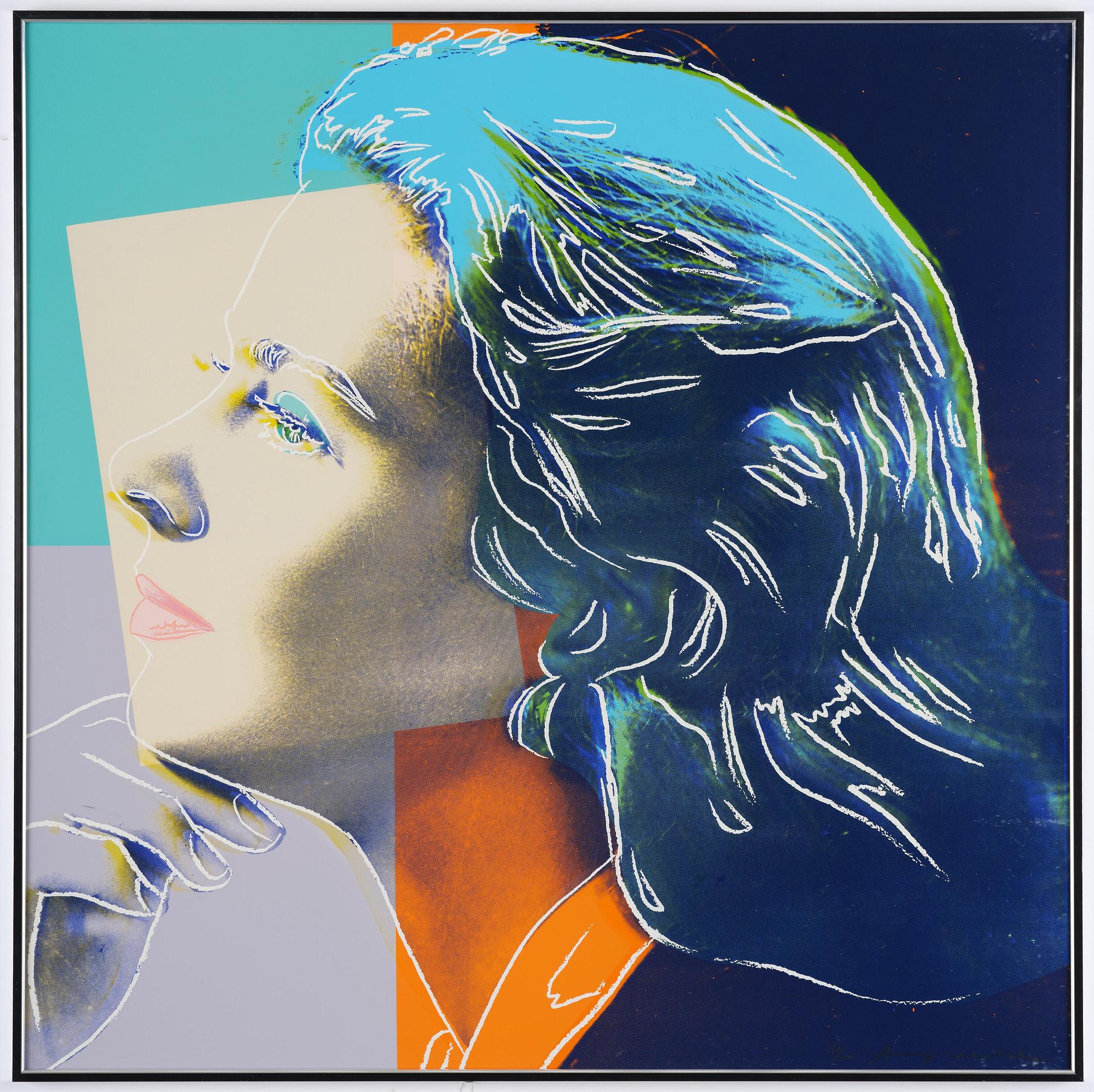 Andy Warhol, "Herself", from: "Three portraits of Ingrid Bergman".