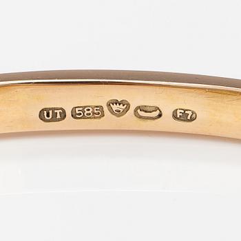 ARMBAND, 14K guld, syntetiska rubiner. Tarkkanen Oy, Helsingfors 1959.