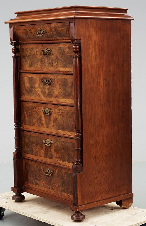 HERRBYRÅ, nyrenässans, sent 1800-tal.