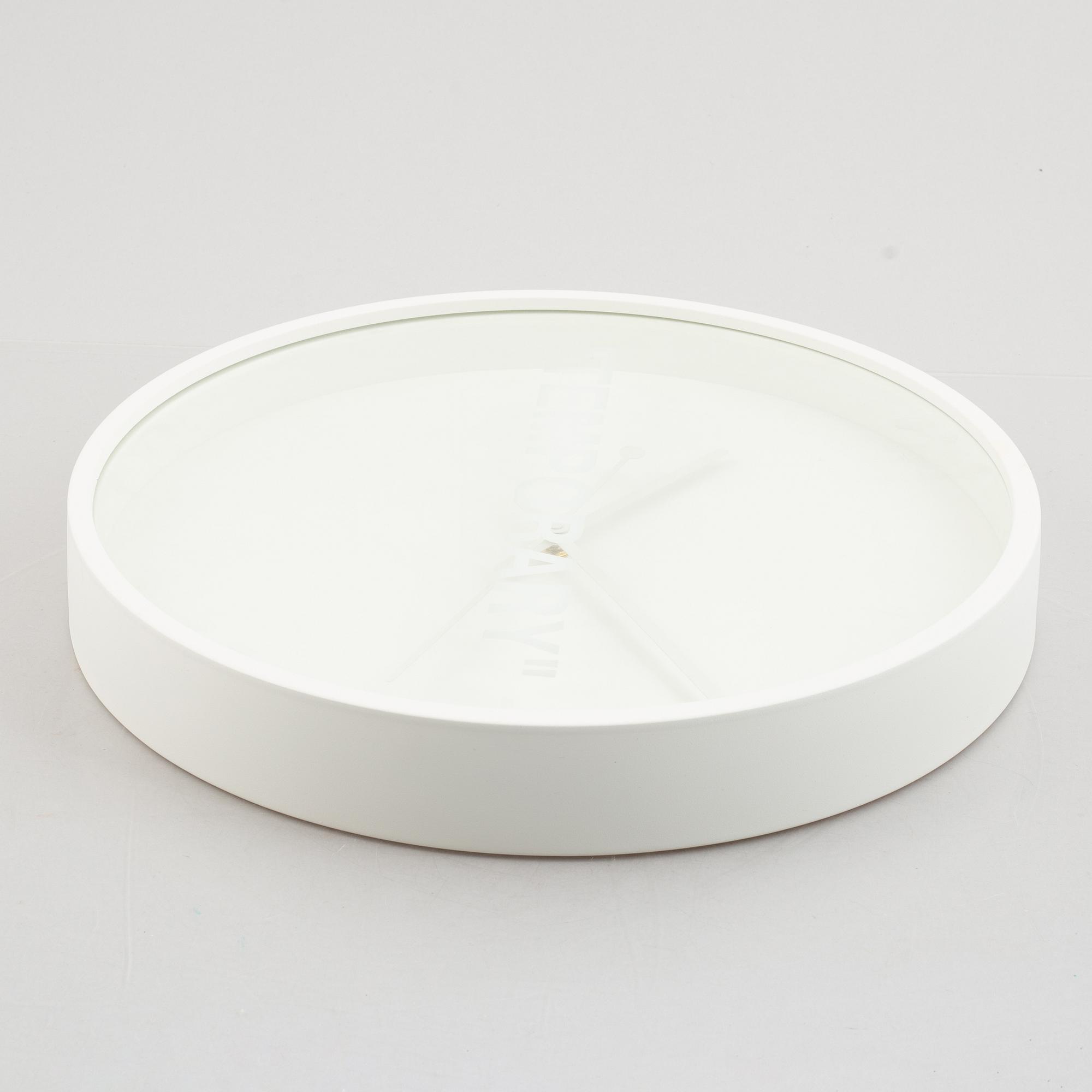 Virgil Abloh, wall clock, "Temporary", IKEA.