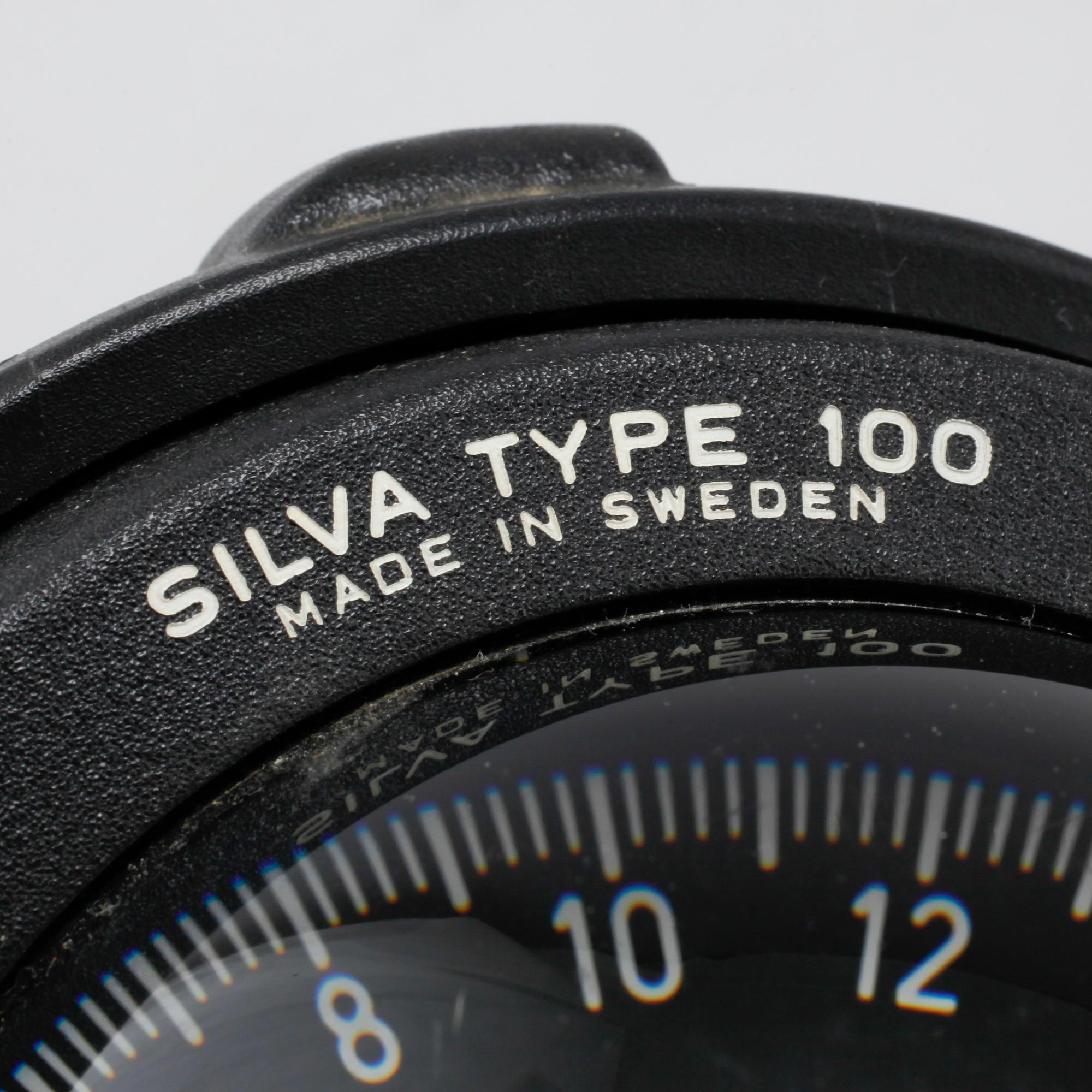 A ship compass by Silva, "Type 100", Sweden, 20th century.