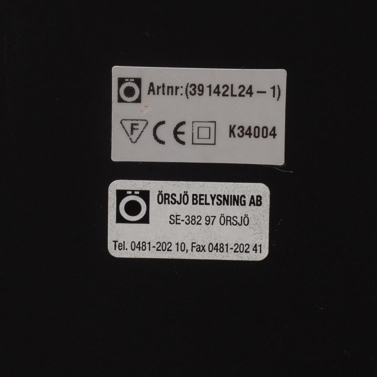 Three floor lamps, Örsjö Belysning AB, Örsjö.