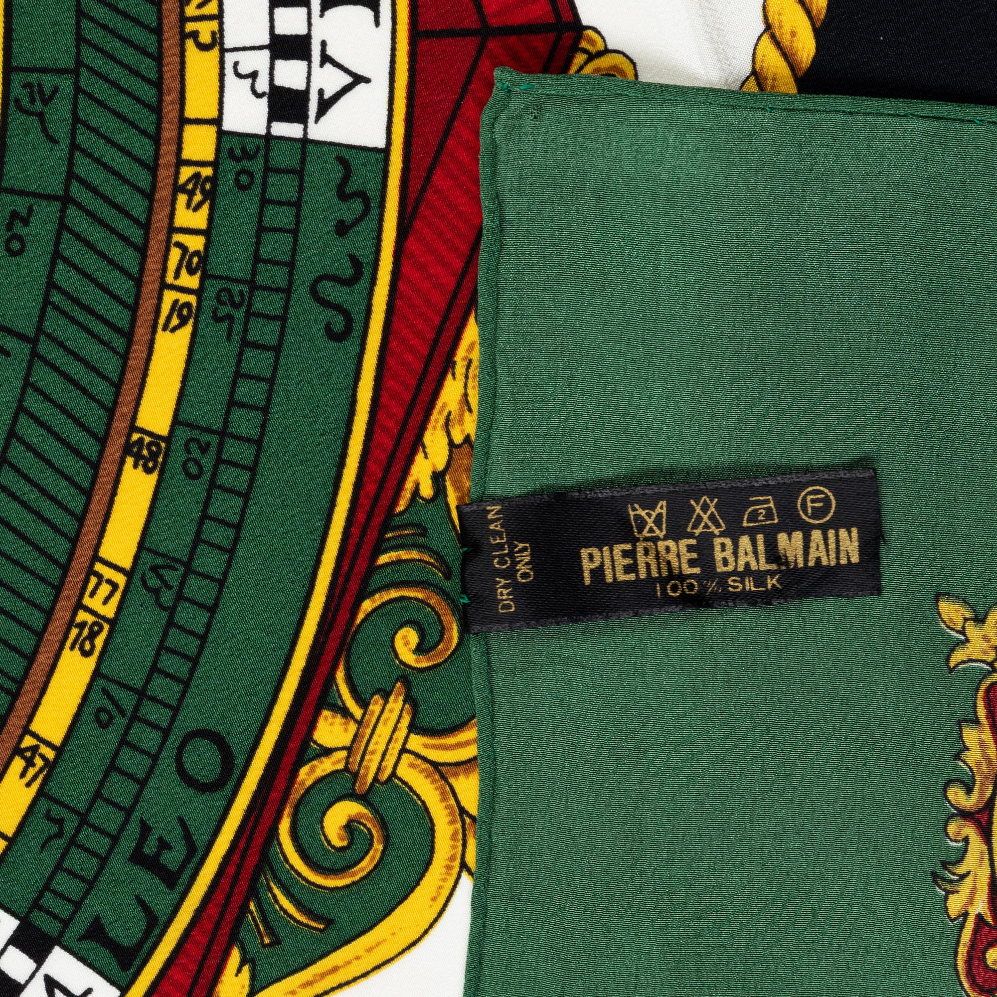 Pierre Balmain, scarf.