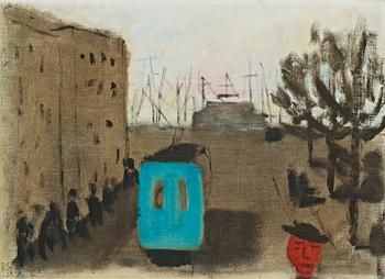 Ragnar Sandberg, "Blå buss II (L:a Bommen)".