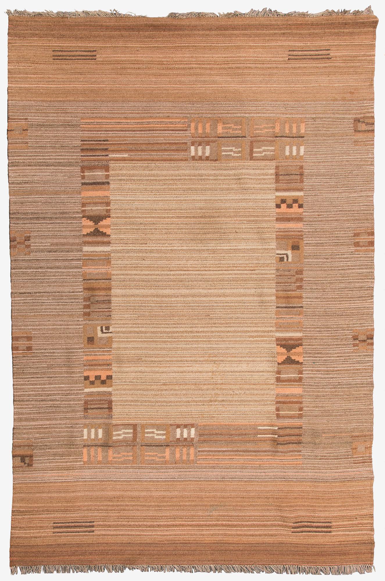 Impi Sotavalta, Karvalankamatto, Aaltosen Mattokutomo, Kiikka 1930-luku. Noin 285 x 195 cm.