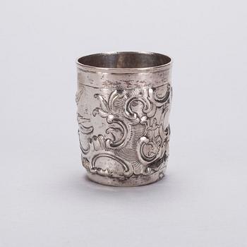 BÄGARE, silver, Ryssland, Moskva 1770-tal.