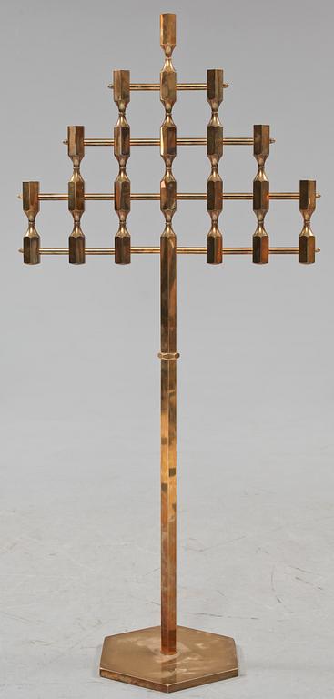 GOLVLJUSSTAKE, mässing, Gusum, 1900-talets fjärde kvartal.