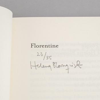 Helena Blomqvist,  bok bibliofilutgåva med pigment print, upplaga 35 ex, bok signerad och numrerad 23/35.