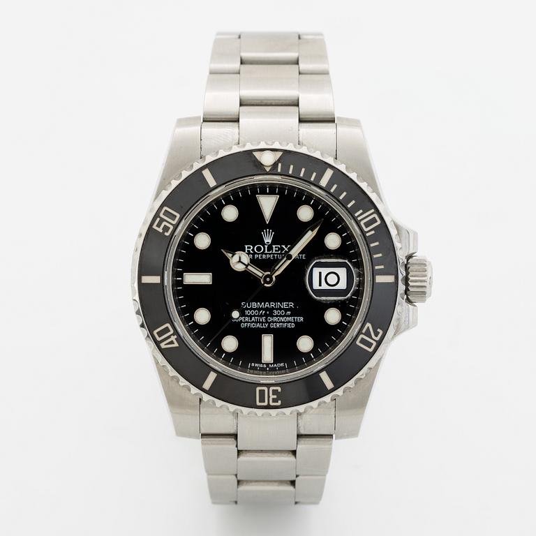 Rolex, Oyster Perpetual Date, Submariner, armbandsur, 40 mm.