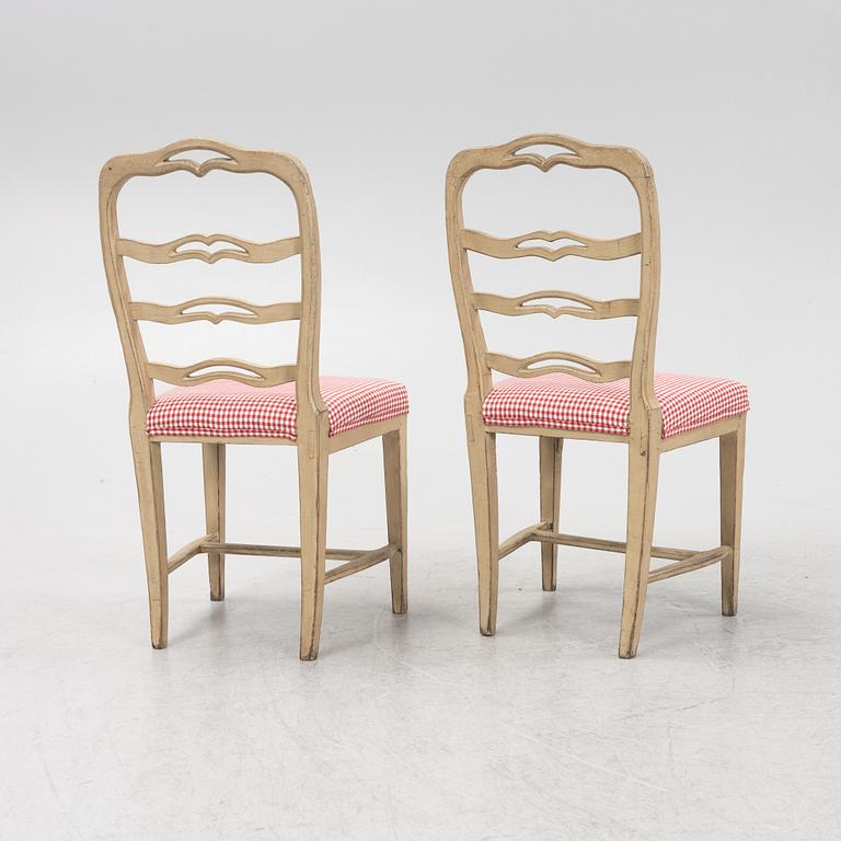 A pair chairs, 19th Century.