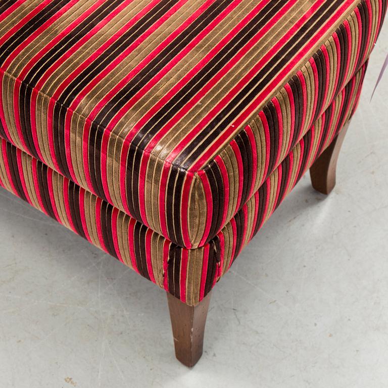 A 21st century footstool. Selva Style International Furniture, Italy.