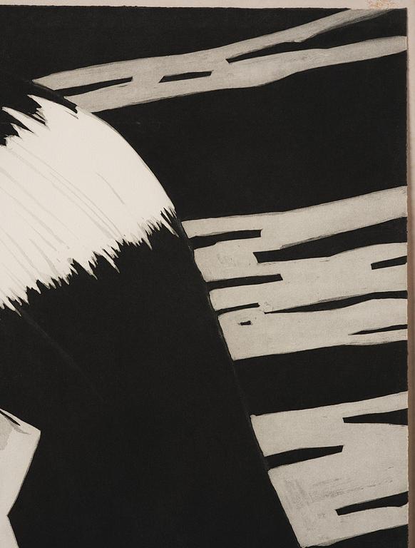 Alex Katz, "The swimmer".