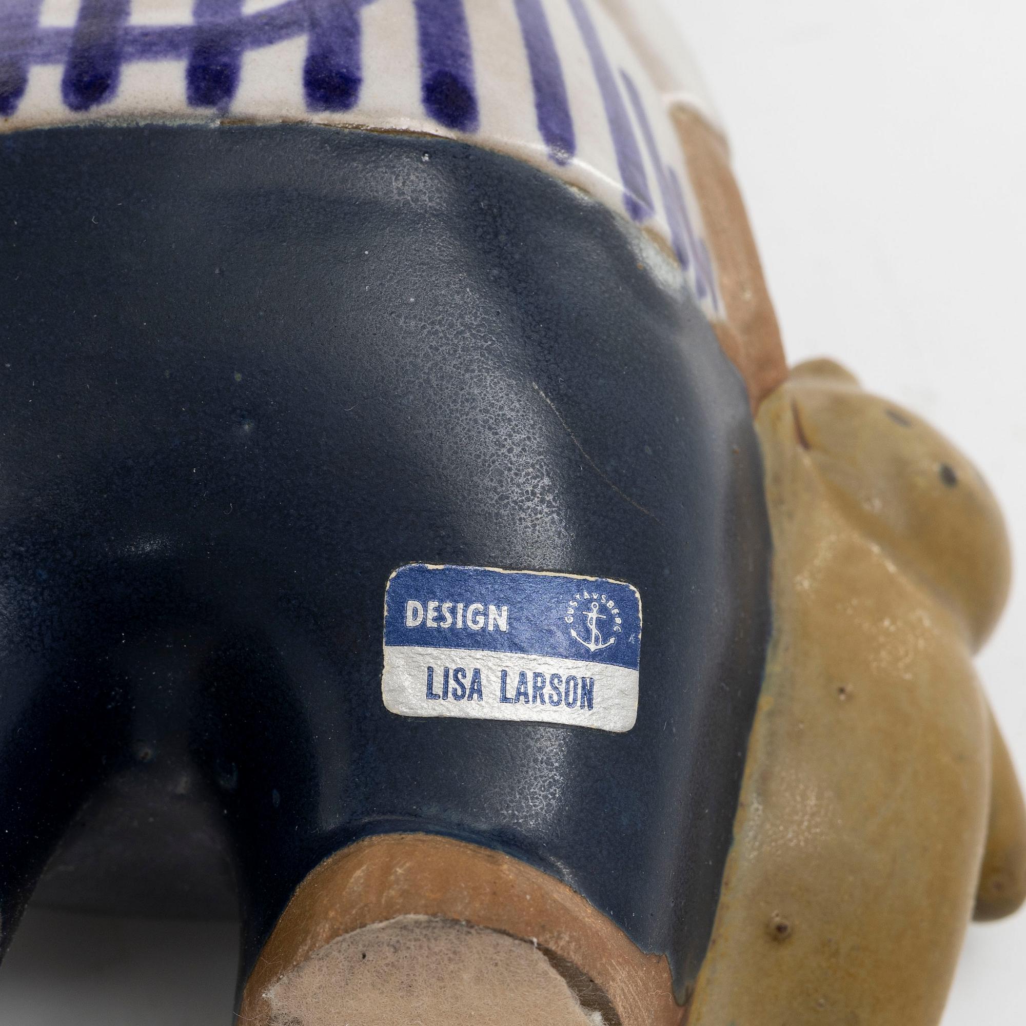 Lisa Larson, three figurines, Gustavsberg.