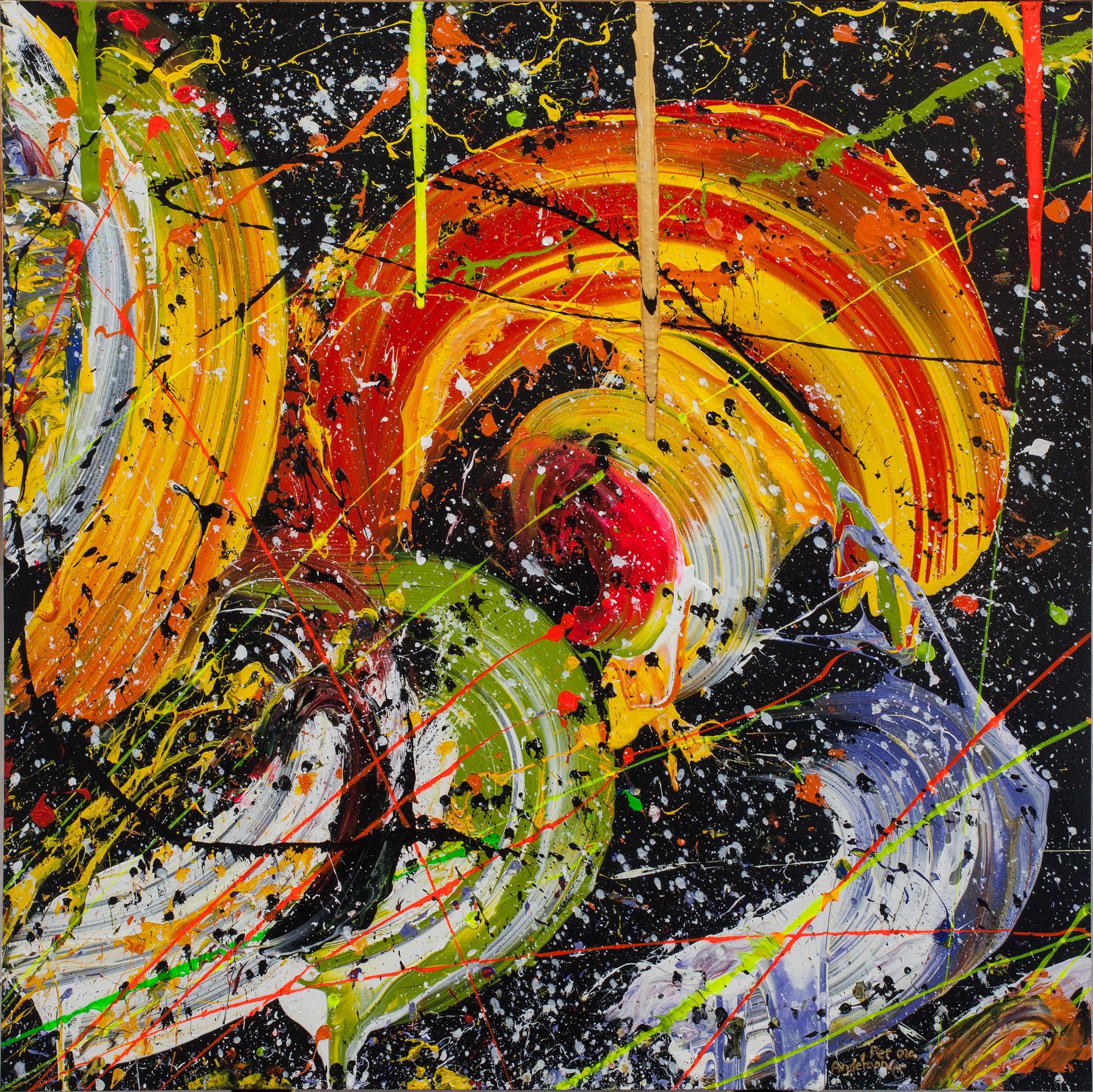 PER OLA ANDERSSON, akryl på duk, signerad.