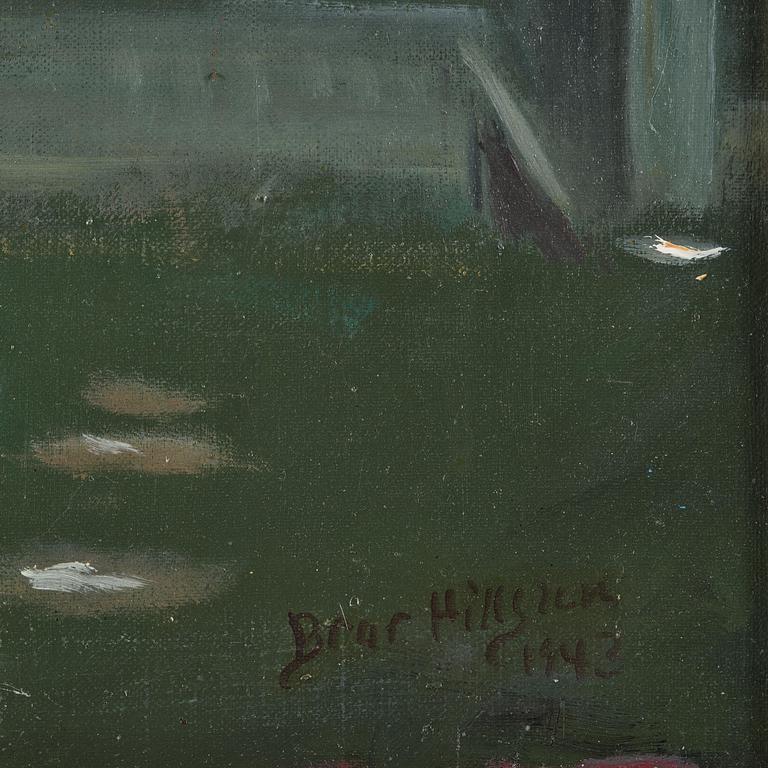 Bror Hillgren, Two youths in a bathhouse.