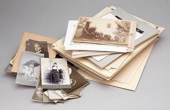 FOTOGRAFIER, ca 65 st, Sverige, Europa, 1880-tal till tidigt 1900-tal.