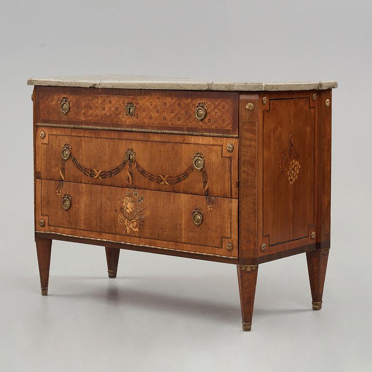 A Gustavian commode by N. P. Stenström, not signed.