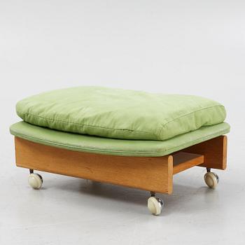 A sofa with a stool, Erik Jørgensen Møbelfabrik, Denmark.