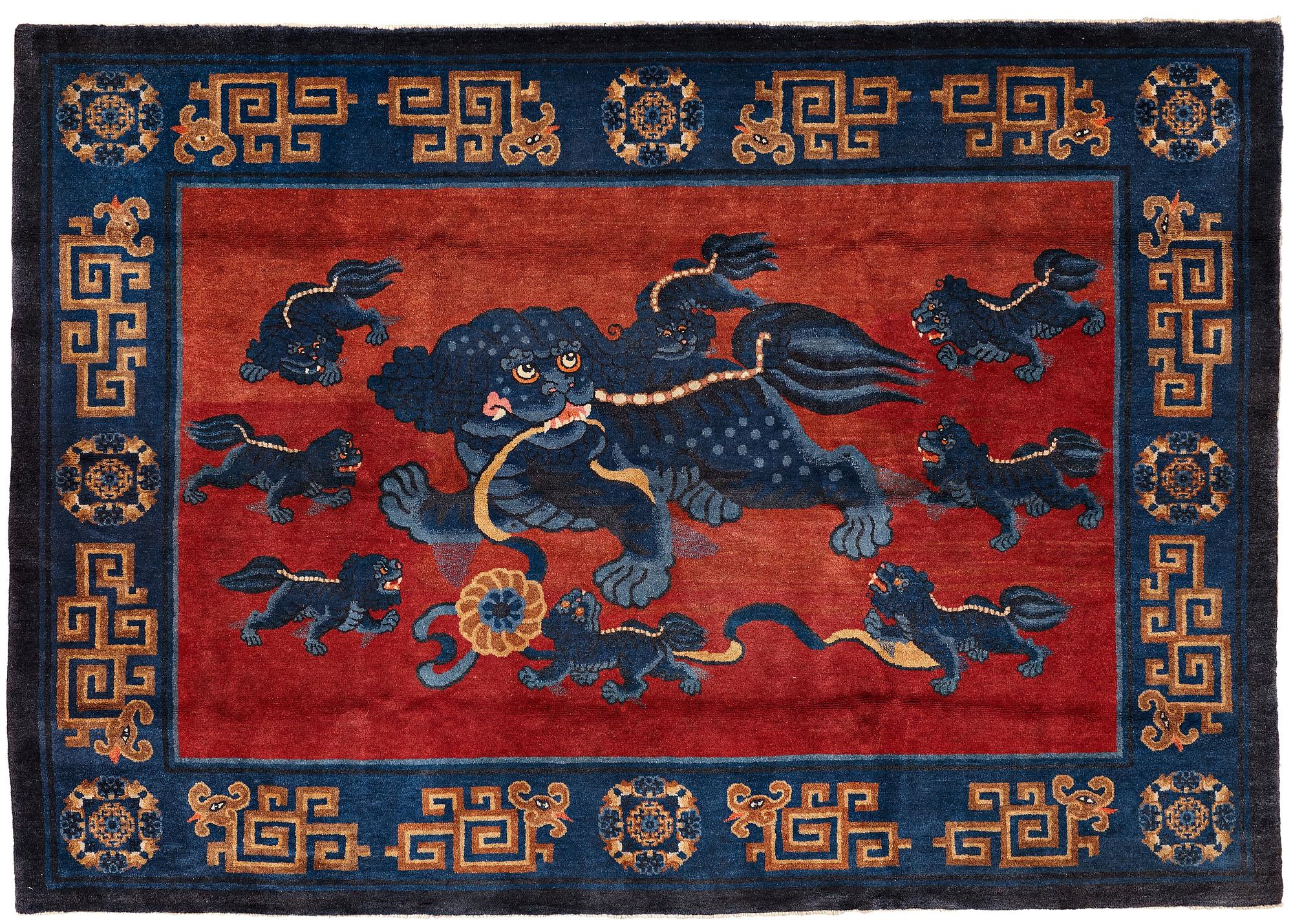 MATTO, an old Baotou figural, China, ca 162,5 x 233,5 cm.