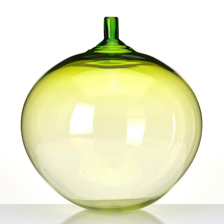 Ingeborg Lundin, vas, "Äpplet", Orrefors.